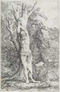 Albert, (penitenza autoimposta), 1662-1663 da Salvator Rosa
